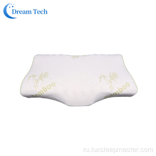 Бамбуковая подушка стандартного размера из измельченной пены с эффектом памяти